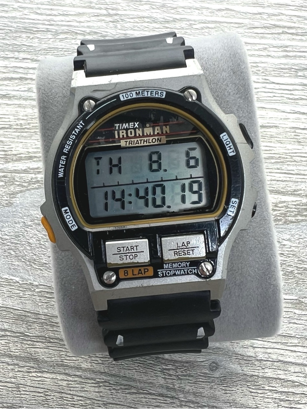 Timex Ironman Triathlon Digital Watch - Black with Silver Case